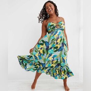 Aerie Tropical Maxi Dress